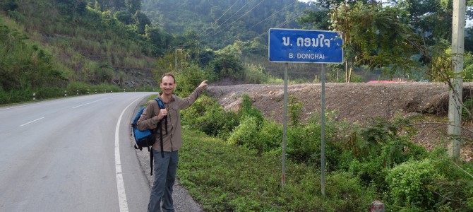 En route vers la Gibbons Experience ? (Laos)